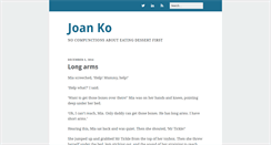 Desktop Screenshot of joanko.net